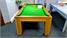 Designer Billiards Spartan Pool Dining Table: Showroom Clearance - End View