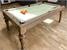 Signature Norton Pool Dining Table In Silver Mist - Installation