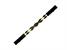 3/4 Diamond Leatherette Cue Case - Black and White