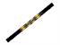 3/4 Diamond Leatherette Cue Case - Black and Yellow