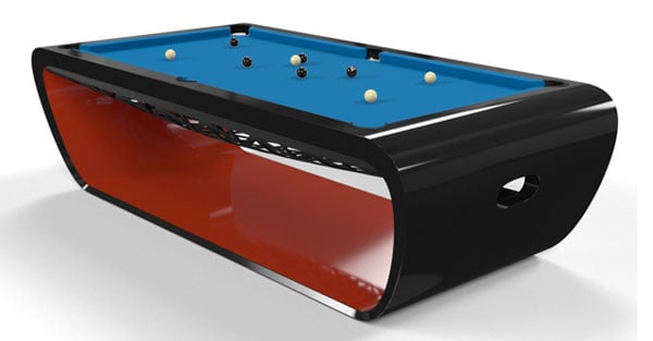 Billards Toulet Blacklight Pool Table - Duotone Colours