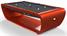 Billards Toulet Blacklight Pool Table in Metallic Red