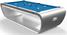 Billards Toulet Blacklight Pool Table In Metallic White