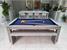 Montfort Lewis Luxury Pool Table - Old Oak C4 Finish - Smart French Navy Cloth - Side