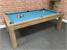 Signature Chester Pool Dining Table - 7ft - Silver Mist Finish - Warehouse Clearance - Side