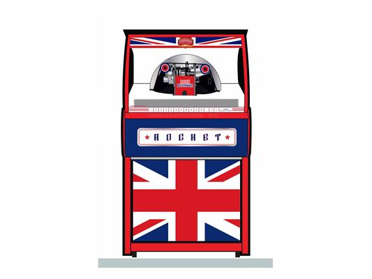 Sound Leisure Rock Britannia Long Player Vinyl Jukebox