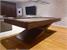 Xavigil Matrix Luxury Pool Dining Table - Walnut Finish