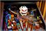 No Fear Pinball Machine - Upper Playfield
