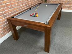 Signature Chester Walnut 7ft Pool Dining Table: Warehouse Clearance