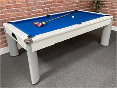 Fusion Outdoor Pool Dining Table: White - 7ft - Warehouse Clearance