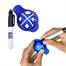 PGA Tour Golf 6ft Putting Mat with Collapsible Putter - Ball Marking Guide