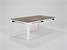 Cornilleau Hyphen Outdoor Pool Table - Light Wood Dining Top - Polar White Finish