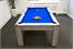 Signature Warwick Pool Dining Table In Concrete - End View