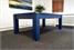Signature Warwick Pool Dining Table in Midnight Blue - Low Angle