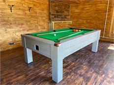 Signature Warren Pro Pool Table: Grey Oak - 6ft, 7ft
