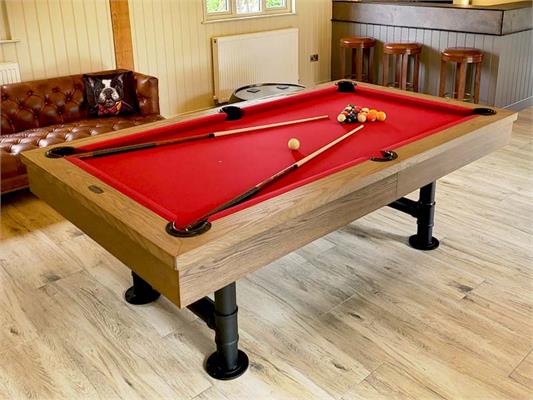Signature Marshall Silver Mist Pool Dining Table - 7ft