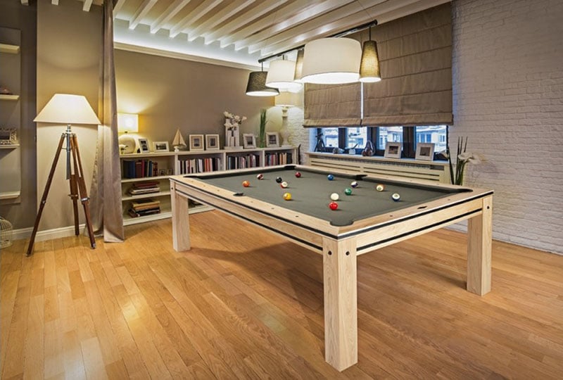 Brunswick Billiards Hickory American Pool Table (In Room)
