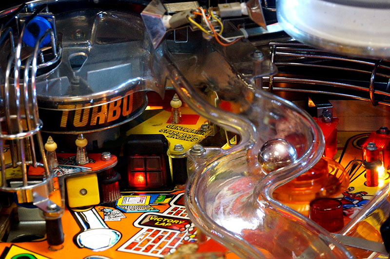 Indianapolis 500 Pinball Machine - Left Ramp