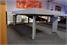 Billards Montfort Granville Pool Dining Table In Satin Grey: Showroom Clearance - Low Angle
