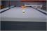 Billards Montfort Granville Pool Dining Table In Satin Grey: Showroom Clearance - Slate (End View)