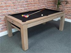 Signature Chester Silver Mist 6ft Pool Dining Table: Warehouse Clearance