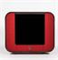 Sound Leisure VLP-20 Vinyl Console - Red Cloth Cover - Front
