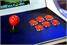 ArcadePro Venus Bartop Arcade Machine - Red Controls