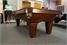 Brunswick Allenton American Pool Table (Espresso with Tapered Legs) - Low Angle