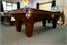 Brunswick Allenton American Pool Table (Espresso with Tapered Legs) - Low Angle