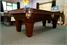 Brunswick Allenton American Pool Table (Espresso with Tapered Legs) - Low Angle