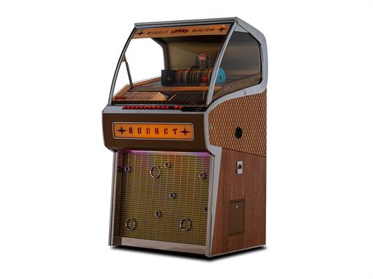 Sound Leisure Rocket Series 3 CD Jukebox: Medium Oak Finish