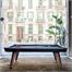 RS Barcelona Diagonal American Pool Table - Black Finish - Side