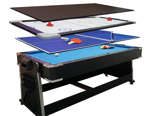 Signature Redford 3-in-1 Pool, Air Hockey & Table Tennis Table