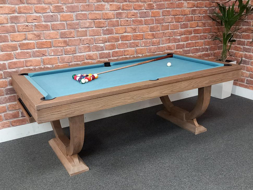 Signature Huntsman Silver Mist Pool Dining Table 7ft Warehouse Clearance Free Delivery