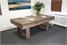 Signature Burton Pool Dining Table in Grey Oak - Dining Set Up