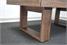 Signature Burton Pool Dining Table in Grey Oak - Legs