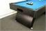 Signature Douglas Wood Bed American Pool Table - End