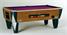 Sam Atlantic Pool Table - Gold Sunlight with Purple cloth