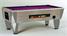 Sam Atlantic Pool Table - Silver Sunrise with Purple cloth