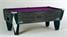 Sam Atlantic Pool Table - Gris Zebrano with Purple cloth