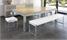 Aramith Pool Dining Table - White Oak