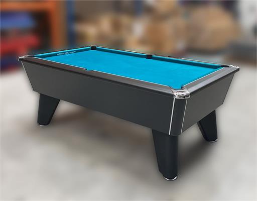 Signature League Players Edition 7ft Pool Table in Black: Warehouse Clearance