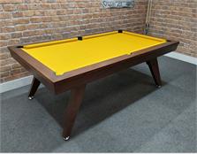 Signature Sexton Walnut Pool Dining Table - 7ft: Warehouse Clearance