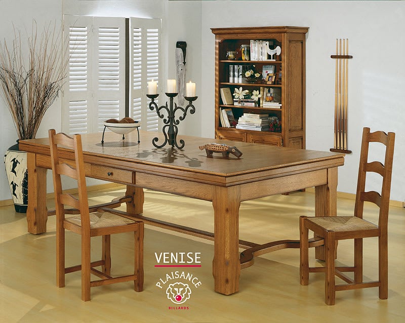 Venise Pool Table with Dining Top