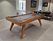 Signature Sexton Oak Pool Dining Table: 7ft