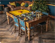 Signature Norton Pool Dining Table in Walnut: 7ft