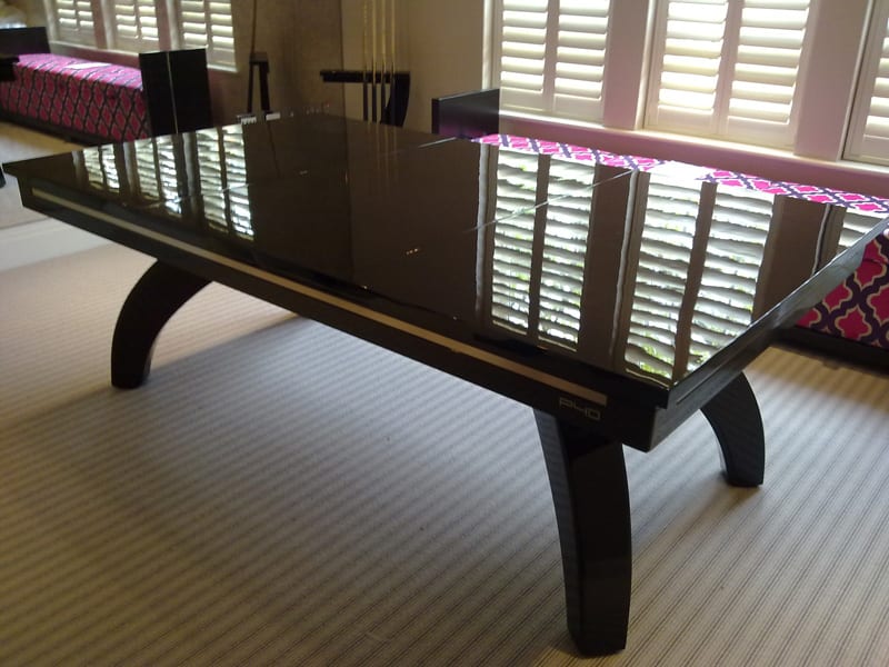 Etrusco P40: Black Gloss with Matching Dining Top