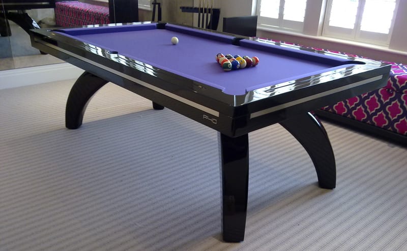 Etrusco P40: Black Gloss with Purple Cloth