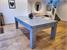 Signature Warwick Pool Dining Table - Concrete Finish - Installation - Dining Top