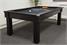 Jack Daniel's Oxford Pool Dining Table in Black - Angled View